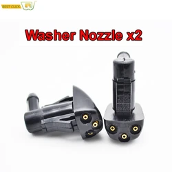 Misima x2 Front Windscreen Washer Jet Spray Nozzle Set For Hyundai Tucson Entourage For KIA Sportage Spectra Spectra5 2007 2008