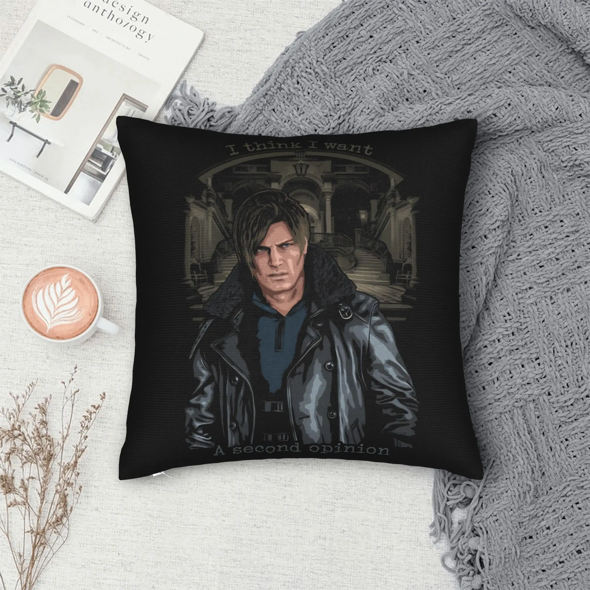 Warm Home Biohazard Residents Evils 9 Requiem Leon Kennedy  Decor Pillowcase Stuff  Pillow Covers Zippered Multiple Sizes