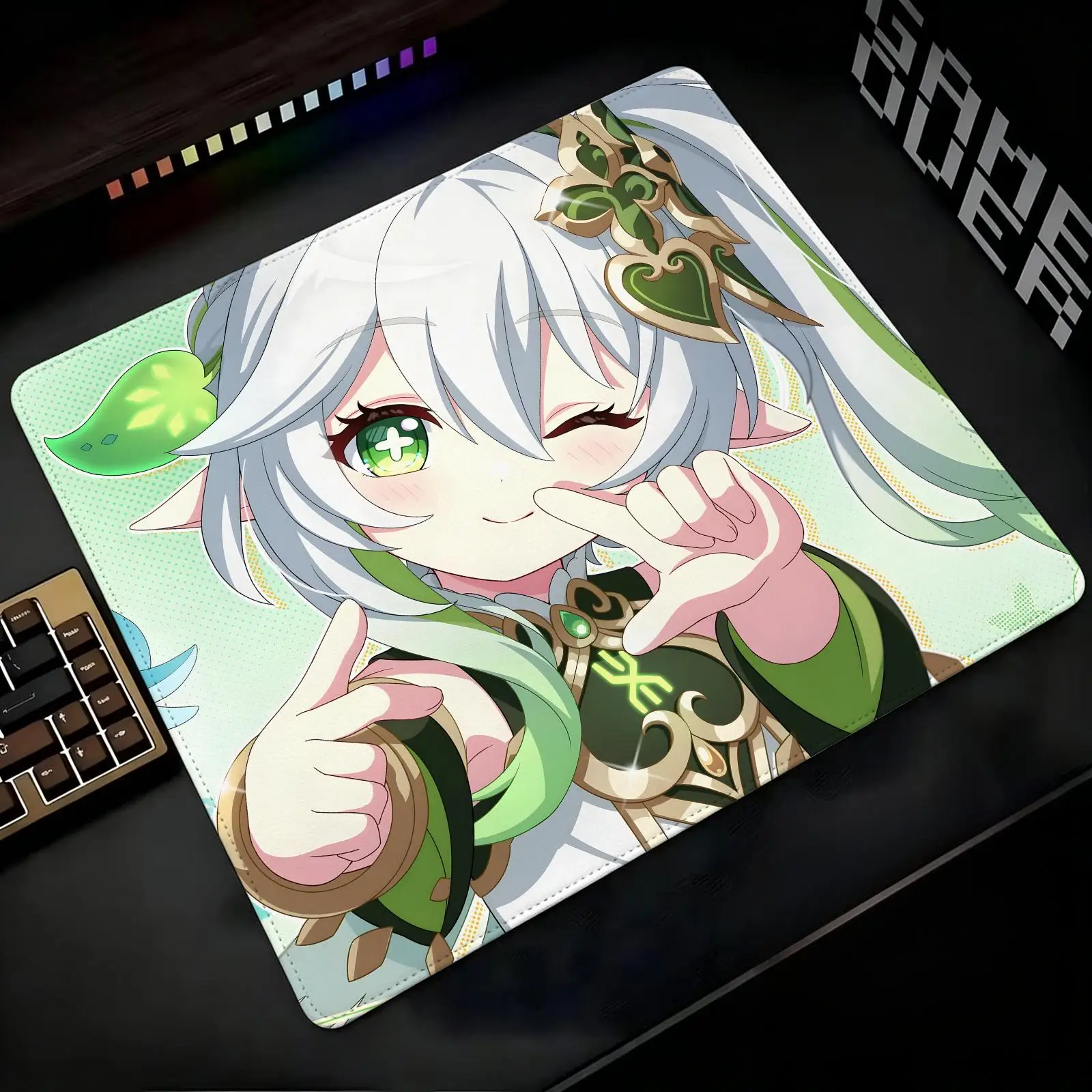 Mouse Pad Regular gaming mouse pad Office mouse pad Laptop desk mat Stitched edge S/M/L size mouse pad  genshin impact Nahida