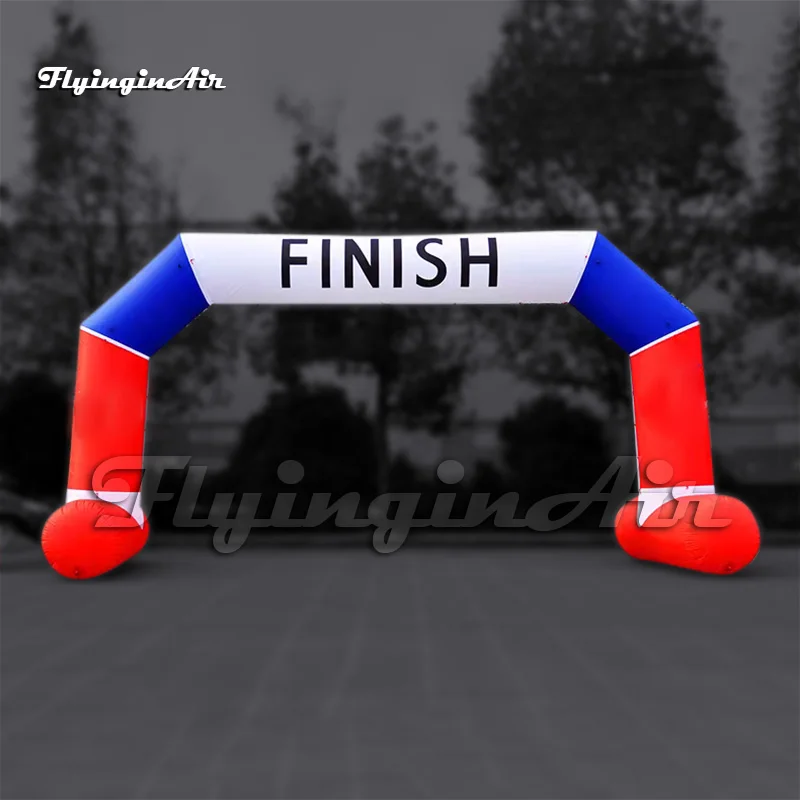 

6m-12m Outdoor Advertising Inflatable Arch With Feet Air Blow Up Start/Finish Line For Sporting Events