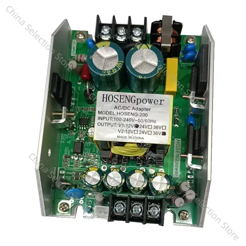 

HOSENGPower 200W 36V 12V 18*10W 24*10W RGBW LED Par Lighting Power Supply Board AC110V 220V DC Output 36V 12V Power Modular
