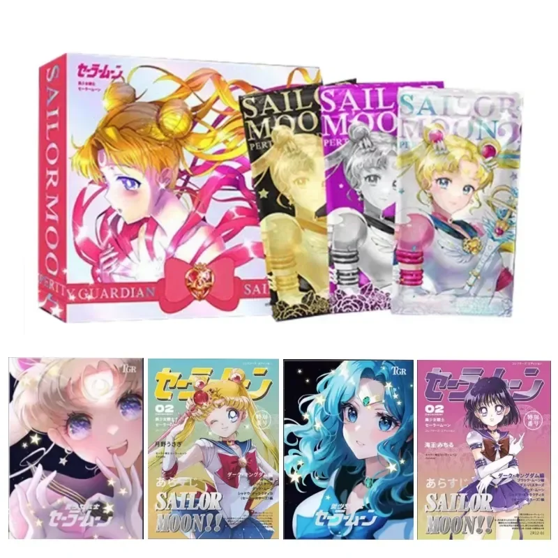 

Sailor Moon 30th Stars Revelation Collection Full Flash Card Anime Character EX TGR Cards of Table Game Kids Birthday Gift Toy