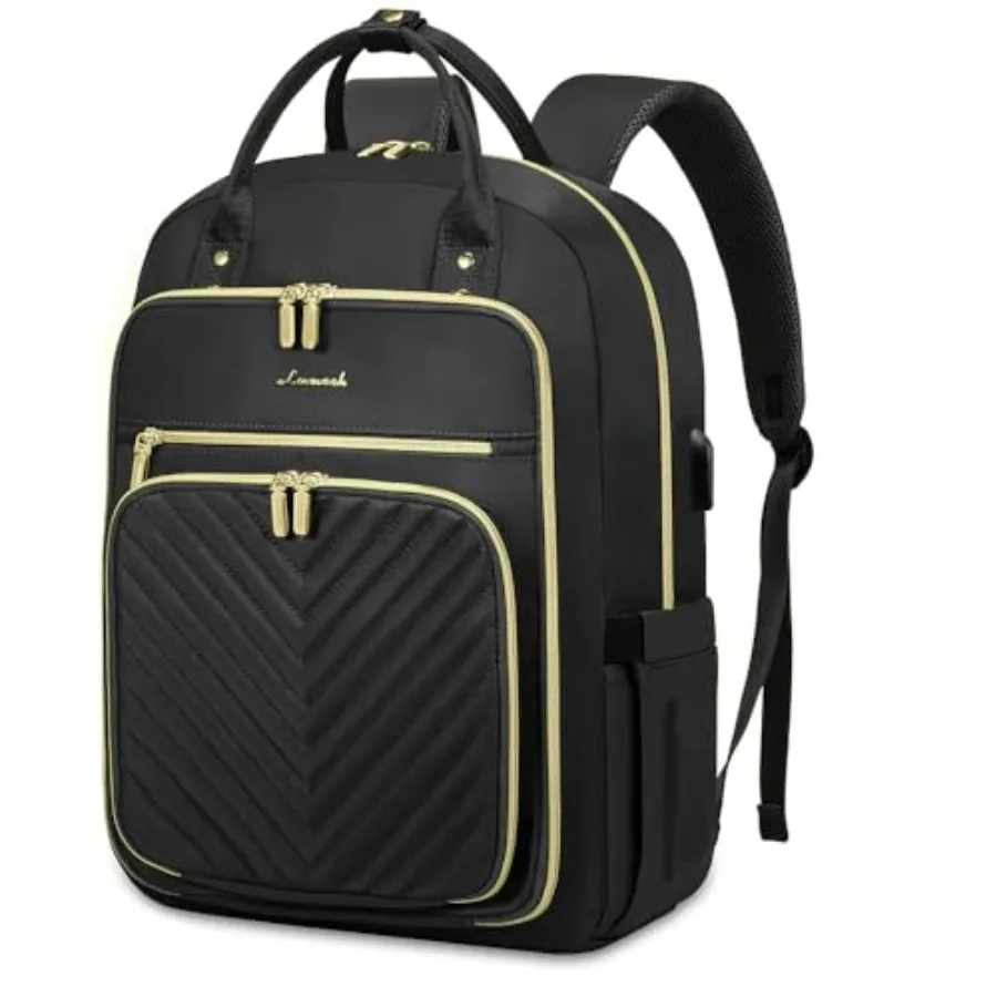

Laptop Backpack Women Teacher Backpack, Laptop Bag with USB Port, Waterproof Daypack for Work Travel