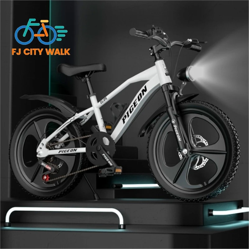 

FJ Classic High Carbon Steel Body Magnesium Alloy Wheel Shock Absorbing Disc Brakes Mountain Bike 7-16 Year Old Children Bicycle