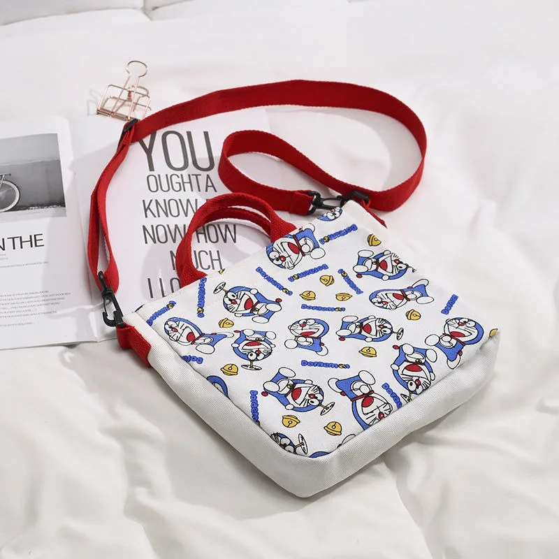 أنيمي عبقور قماش حقيبة كتف للنساء حقيبة كروسبودي Kawaii سعة كبيرة حقيبة يد الفتيات السفر أكياس التسوق عيد ميلاد