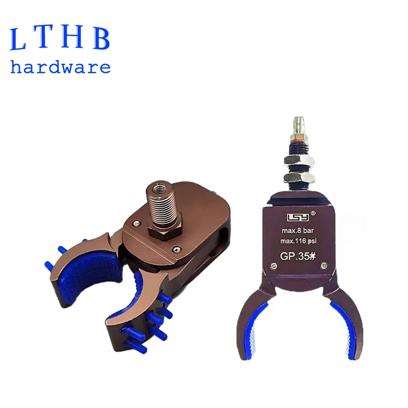 Pince à bras mécanique pour bouteille cylindrique, capteur d'objets, Clip de tampon antidérapant pour fixation de manipulateur de pince de moulage par Injection