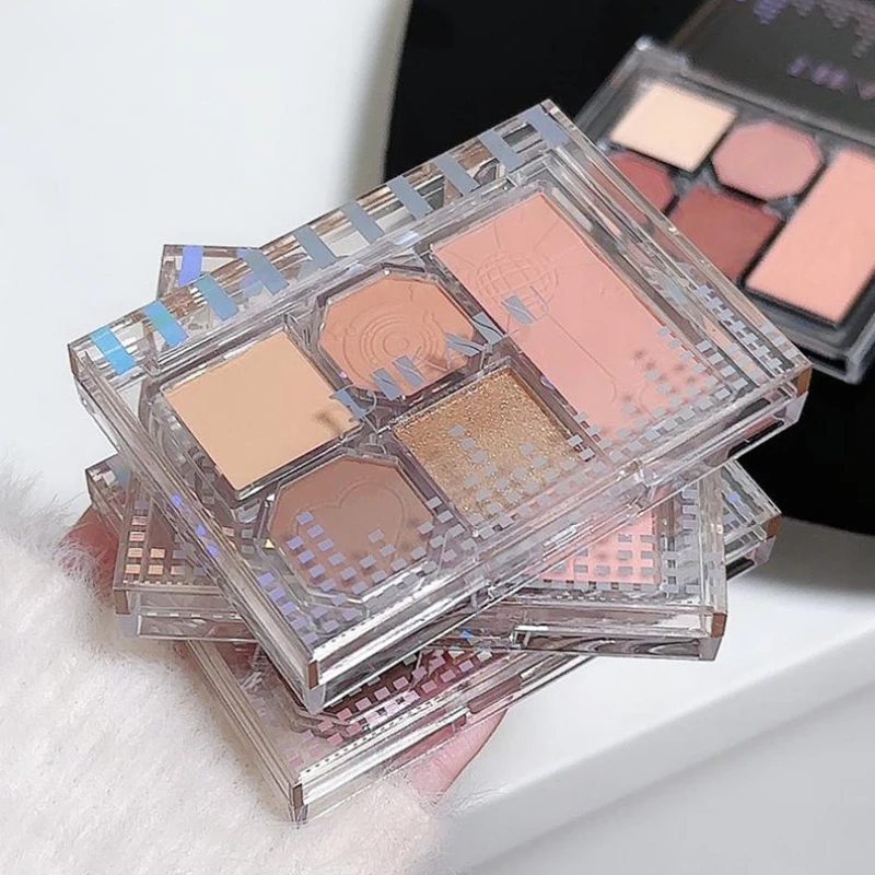 1Pc DIKALU 5 色アイシャドウプレートソフトミストダークアイズマット & パール光沢のある長期的な防水韓国メイクアップ顔料