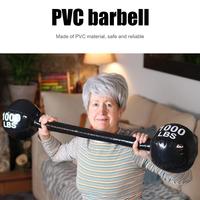 Inflatable Barbell Baby Kids Fitness Cosplay Party Decoration Toy Kids Fitness Dumbbell Toys Thickened Sports