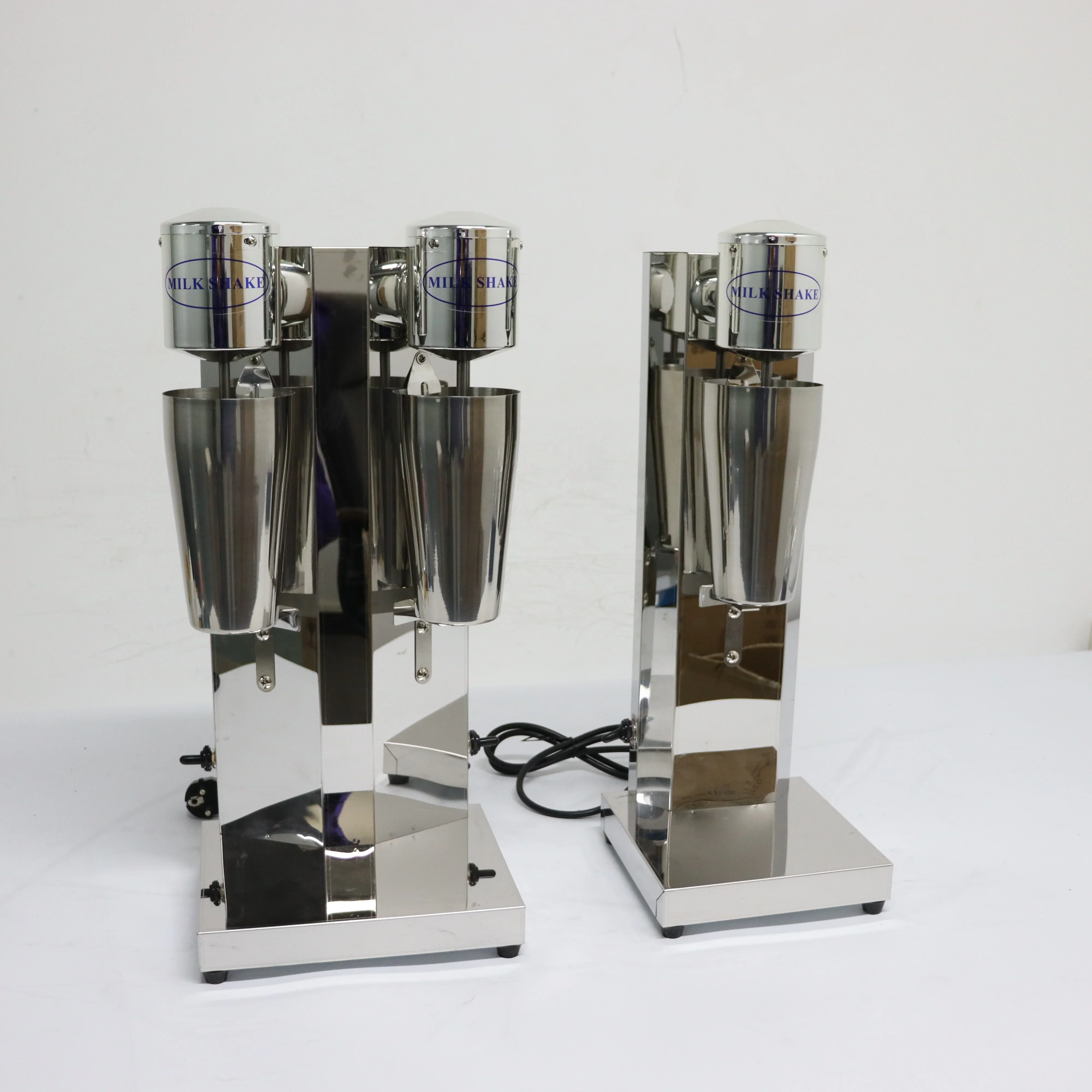 Beverage Electric Milkshake Machine Stainless Steel Single Double Head Yogurt Mixer Milk Shake Machine