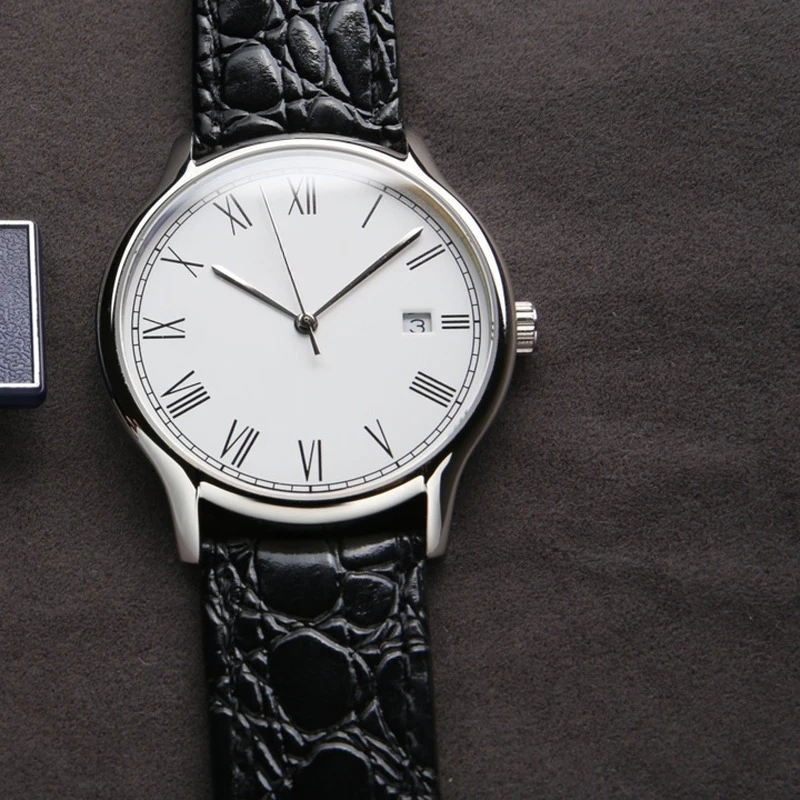 

New Luxury Business Men's Quartz Watch with Waterproof Leather Strap Top Brand New Model 2025 High Quality Wristwatch for Men