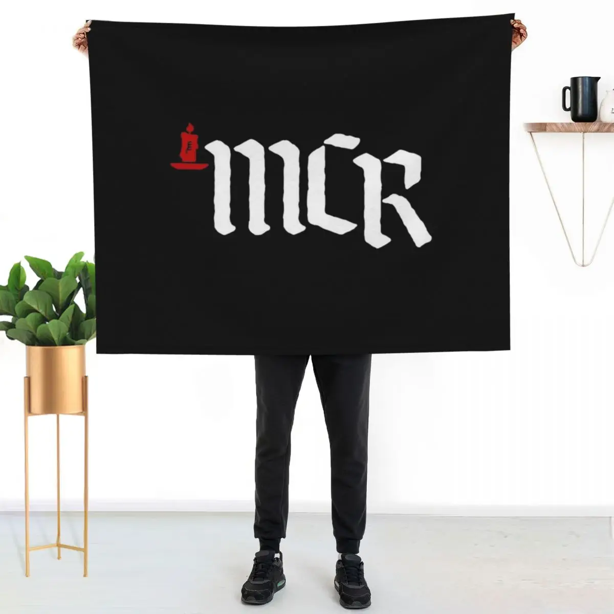 my chemical romance mcr Throw Blanket Kid'S Thermals For Travel Decorative Throw Nap Retros Comforter Blankets