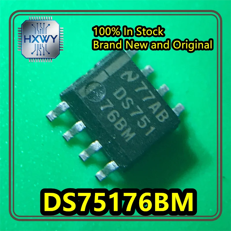 (10/50 units) DS75176BM SMD SOP8 DS75176BMX Marking DS751 Driver Chip Brand New Original In Stock Electronic Device IC