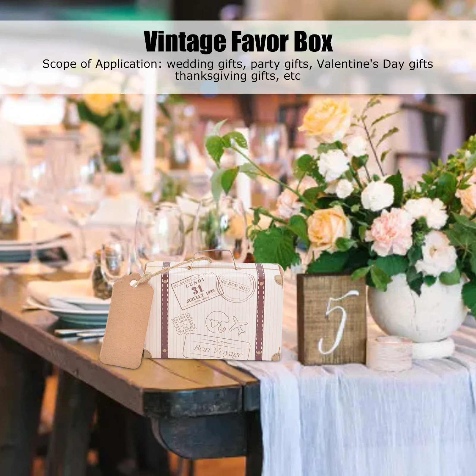 Cajas de dulces con forma de maleta temática de viaje, caja de dulces de  recuerdo de, image size:1601x1601