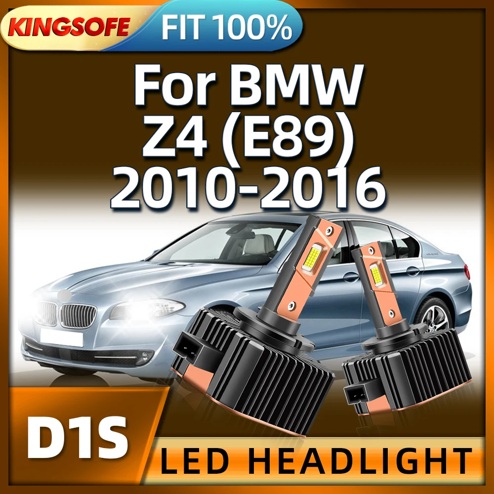 

KINGSOFE 2PCS LED Car Lights D1S Headlights Replacement HID Lamp For BMW Z4 E89 2010 2011 2012 2013 2014 2015 2016