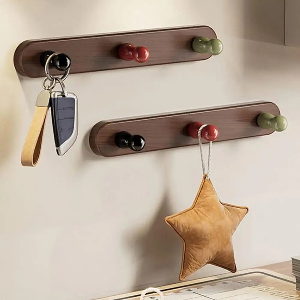 Kitchen Gadget Organizer Wall-mounted Hooks Heavy Duty Adhesive Towel Hooks Strong Load-bearing Wall Organizer for Towels Easy