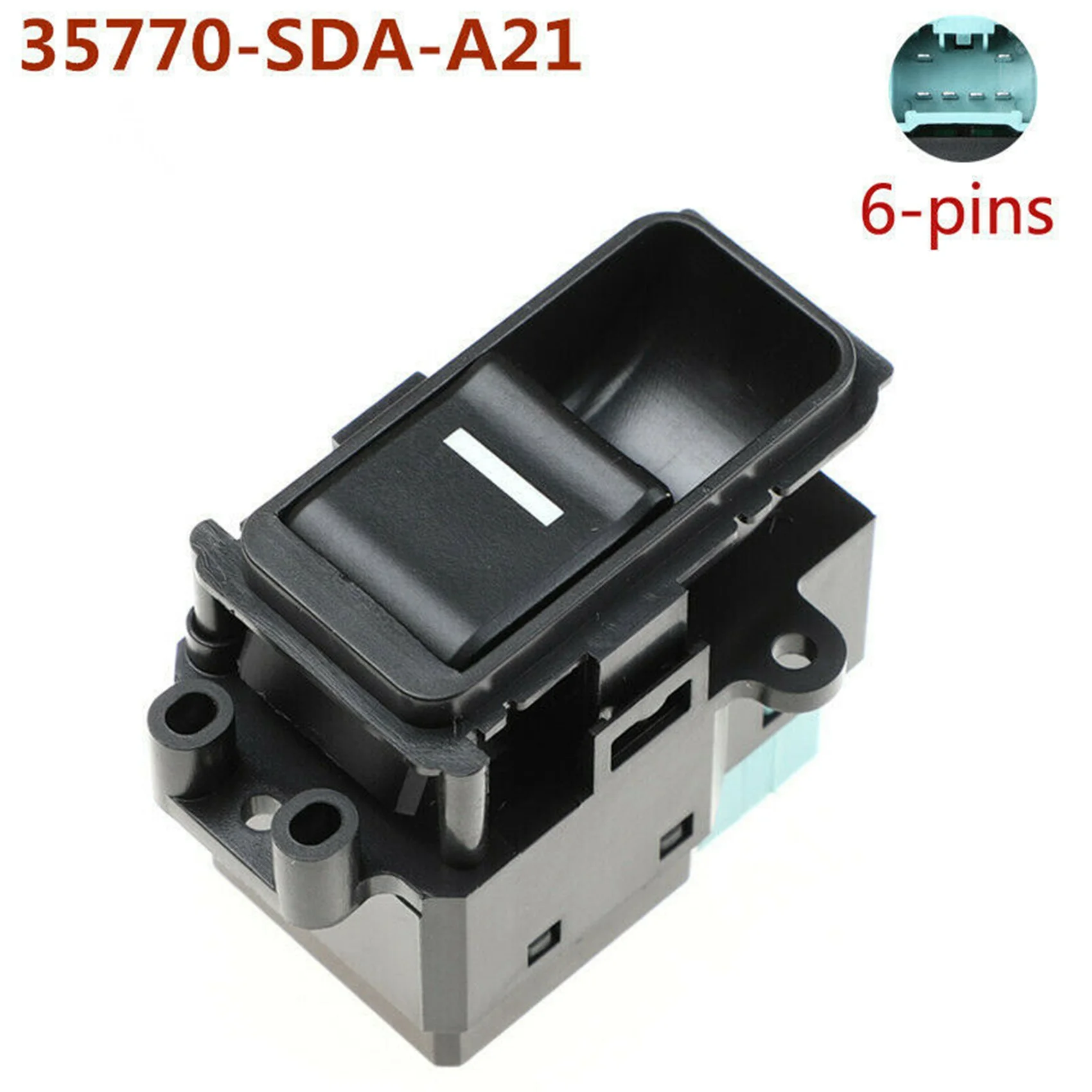 Power Window Switch Rear Left / Right Fit for HONDA ACCORD 03-07 35770-SDA-A21