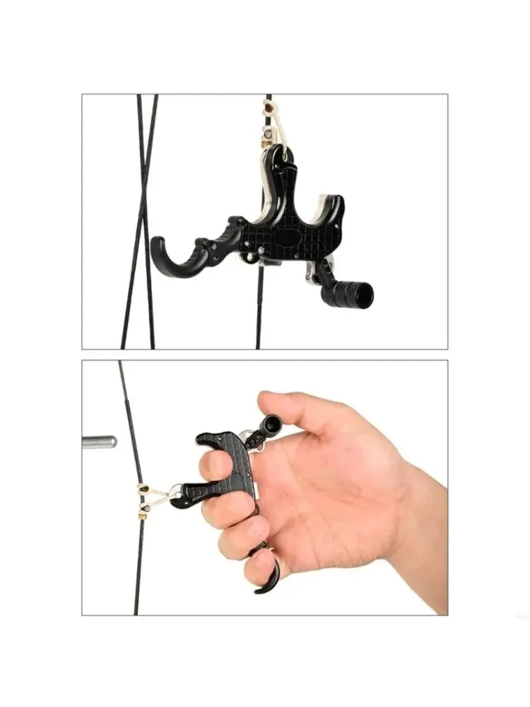 dispositivi-di-rilascio-per-archi-compound-a-3-4-dita-ausili-per-il-rilascio-con-pollice-grilletti-metallici-per-tiro-con-l'arco