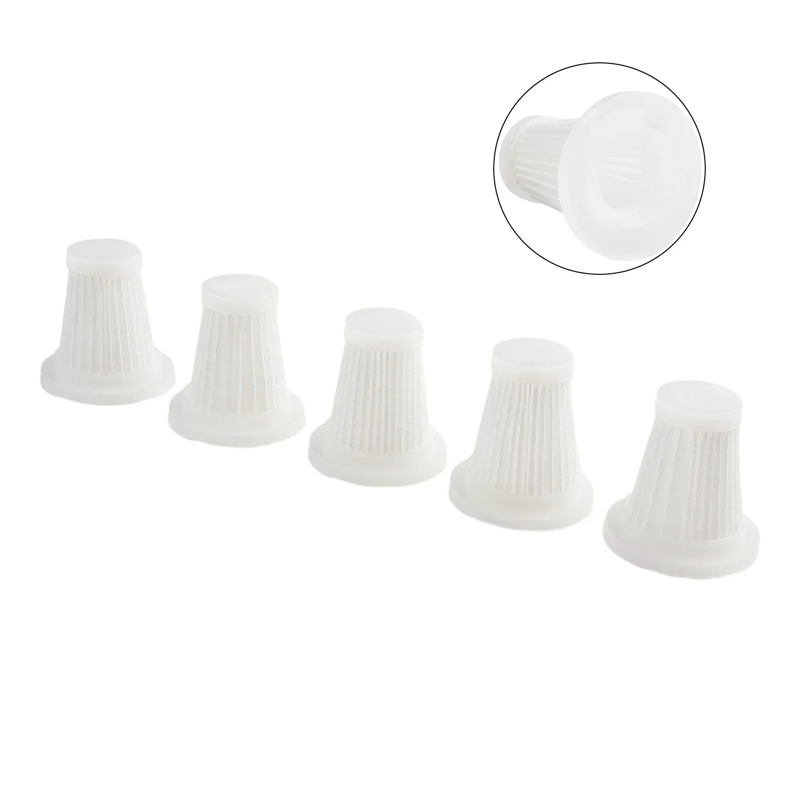 2/3/5pcs Vacuum Cleaner Filter Replacement Reusable Washable Filters Car Vacuum Cleaner Replace Parts Accessories