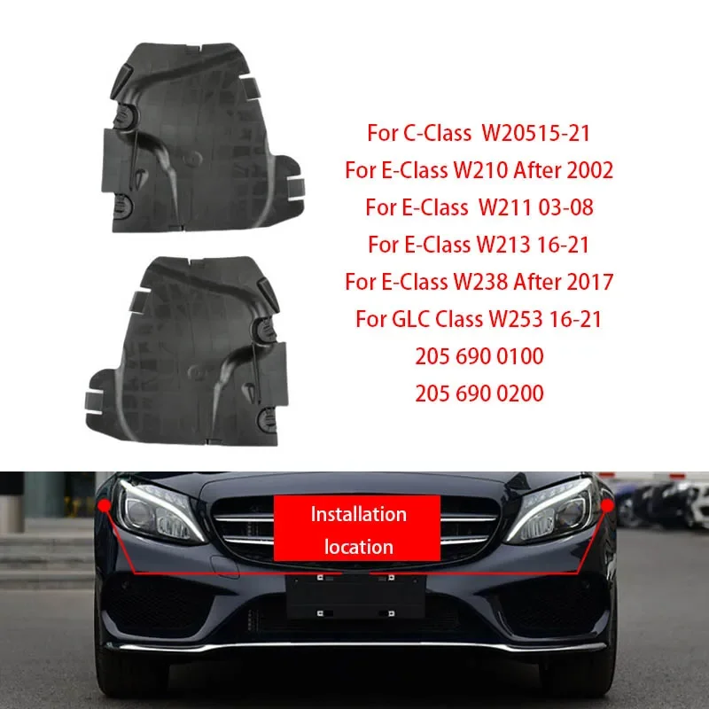 ل 2015-2023 مرسيدس بنز C300 C350e C400 ، C43/C450/C63 AMG (W205) سبلاش الحرس الطين رفرف ورقة درابزين 2056900100 2056900200