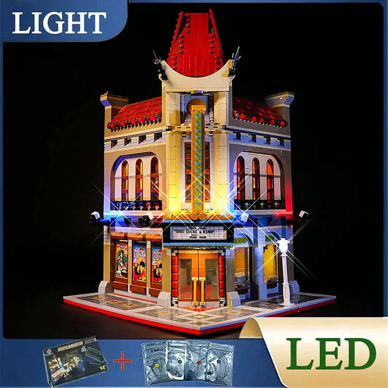 DIY LED Light Kit For LEGO 10232 Palace Cinema Building Blocks (Only LED Light,Without Blocks Model)