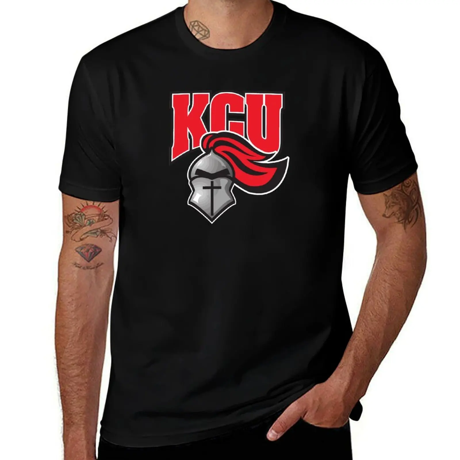 

Knights, Kentucky Christian T-Shirt man t shirt graphic t shirts for man cotton soft T-Shirt