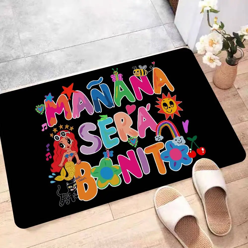 K-Karol G Manana Sera Bonito Room Mats Cheaper Anti-slip Modern Living Room Balcony Printed Welcome Rug