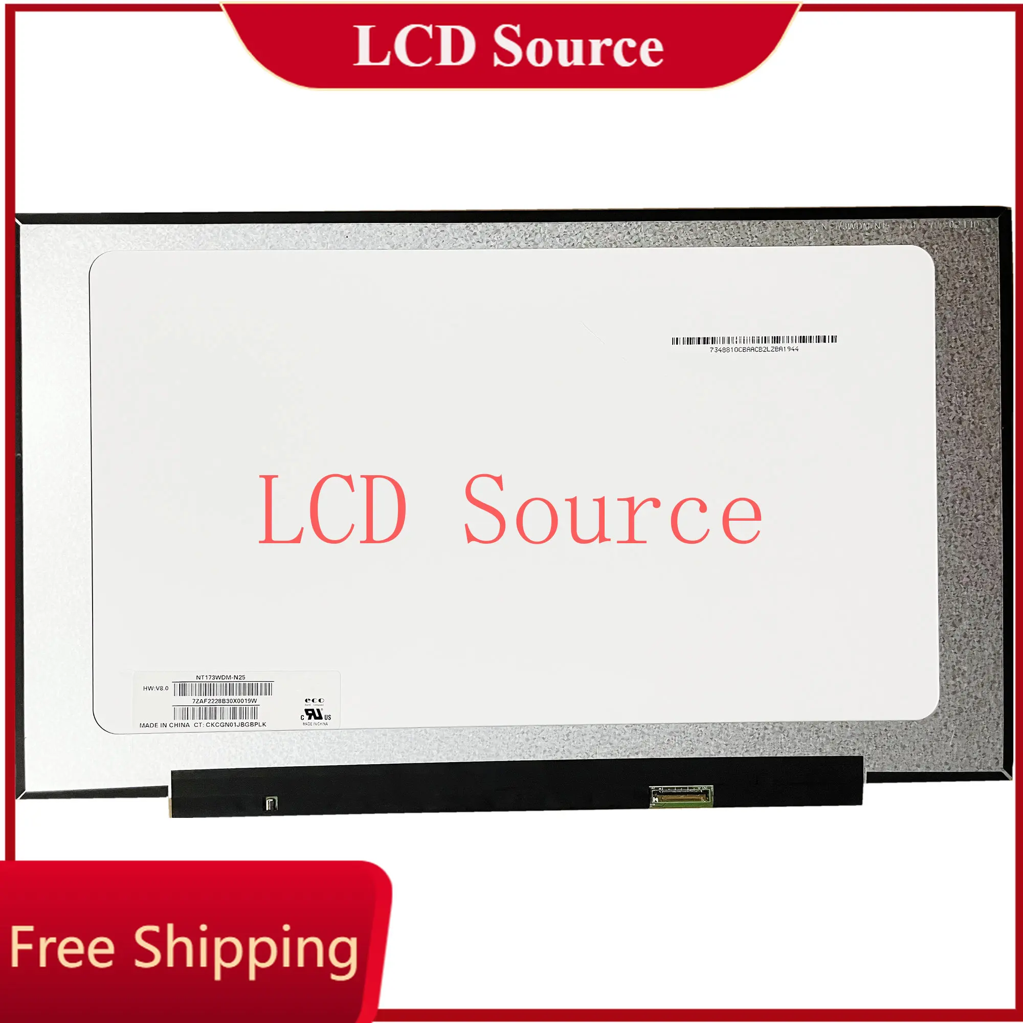 

NT173WDM-N25 17.3 inch 1600x900 for HP 17-CN Series 17-CN0013DX LCD HD Matte Screen Panel M50439-001