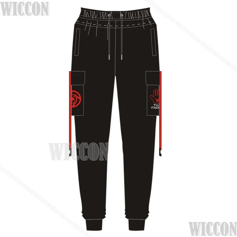 CyNovelty Anime Jujutsu 후드티 Itadori Yuji 코스프레 의상 레저 운동복 Satoru Gojo 카고 바지 맞춤형