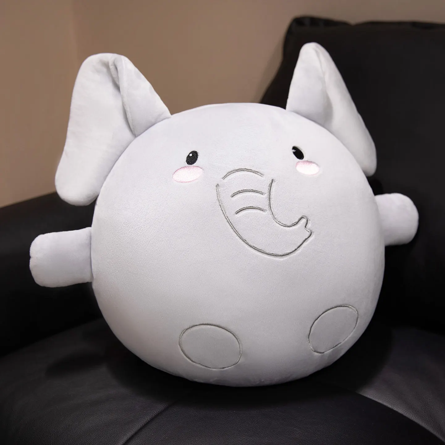 

Fairy Tale Balloon Little Elephant Plush Toys Cotton Stuffed Chubby Elephant Throw Pillow Cozy Sleeping Pillow Cuddly Kids Gift