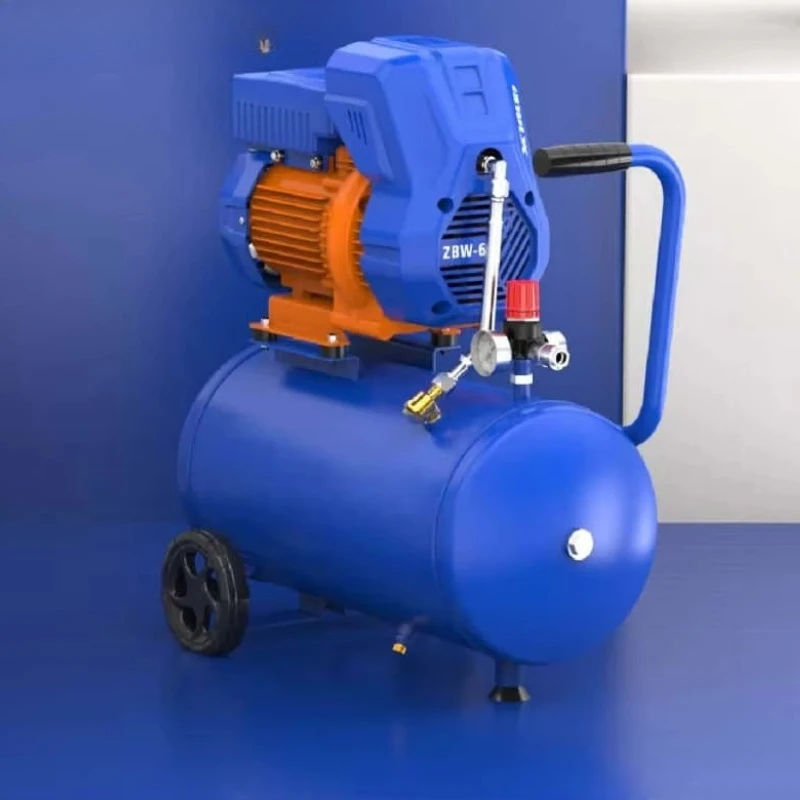 

Silent Air Compressor Air Pump Woodworking Pneumatic Air Compressor 220V Small Piston Machine