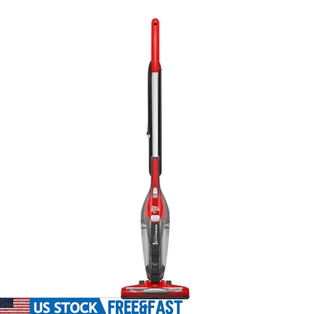 

Compact Stick Vacuum with Powered Brushroll Handheld Conversion Lightweight Design Washable Filter Multi-Surface Cleaning Easy