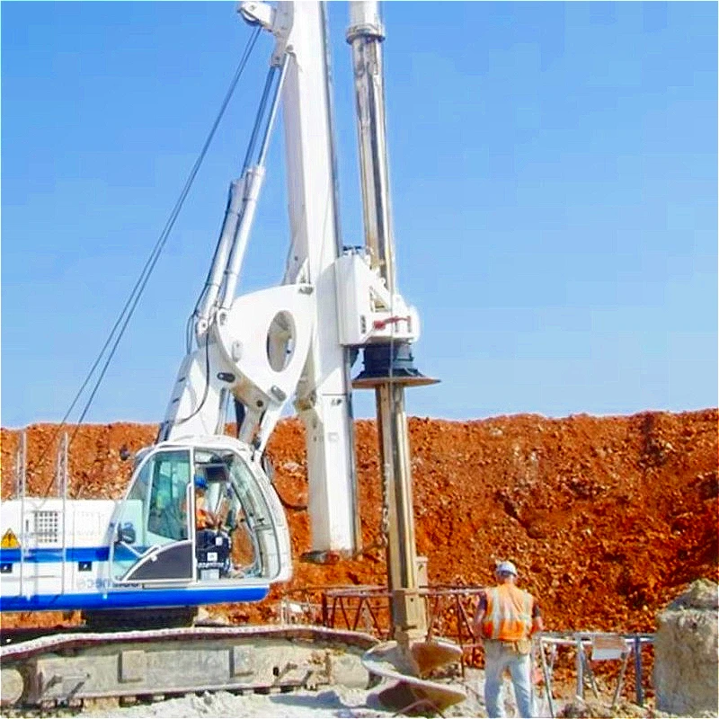 Hydraulic Rotary Pile Driver Rig Borehole Drilling Machine All Terrain for Retaining Wall Mining Construction Customized Price