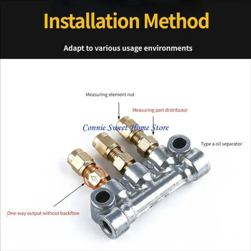 LXAF Backflow Control Check Fitting, Threaded Brass Lubrication Service Part With Center Flats for Routine Maintenance
