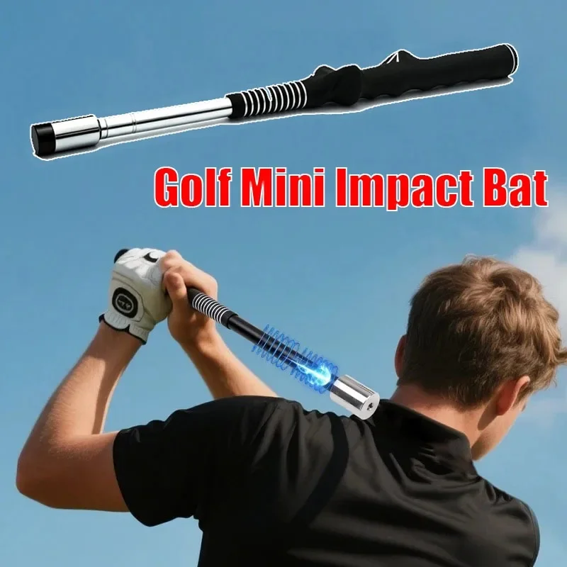 Golf Mini Impact Bat; Golf Physical Acoustics Trainer; Quick Swing Correction; Improve Accuracy of Ball Strike