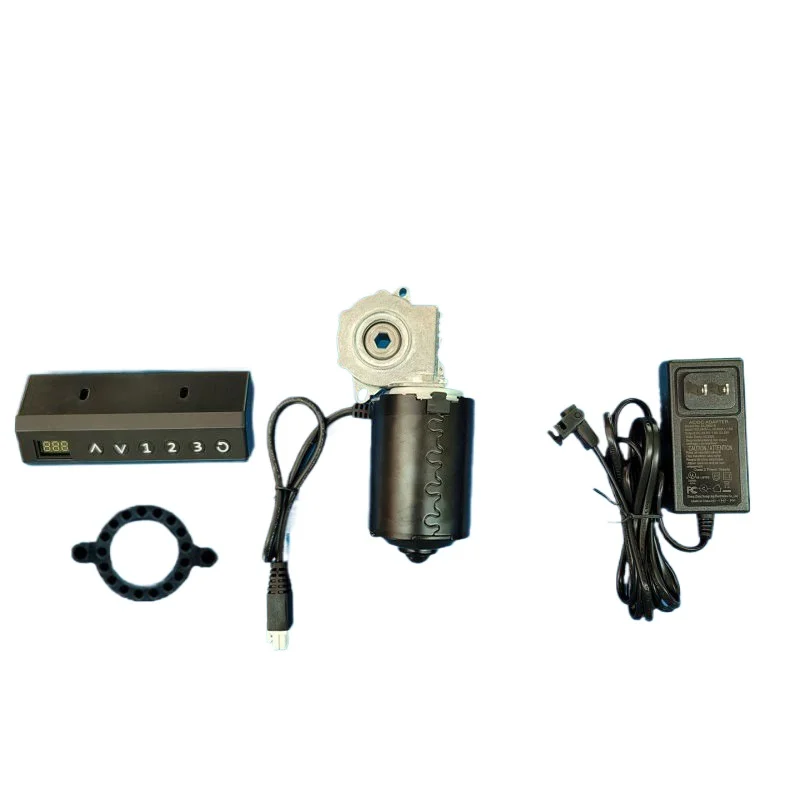 137F straight outlet, three-piece set, manual control integration, lifting table motor, electric desk accessories