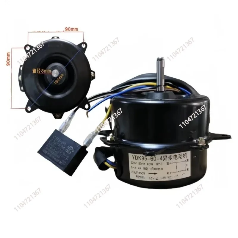 

new for Air conditioner control board motor YDK95-60-4 fan motor 220V part