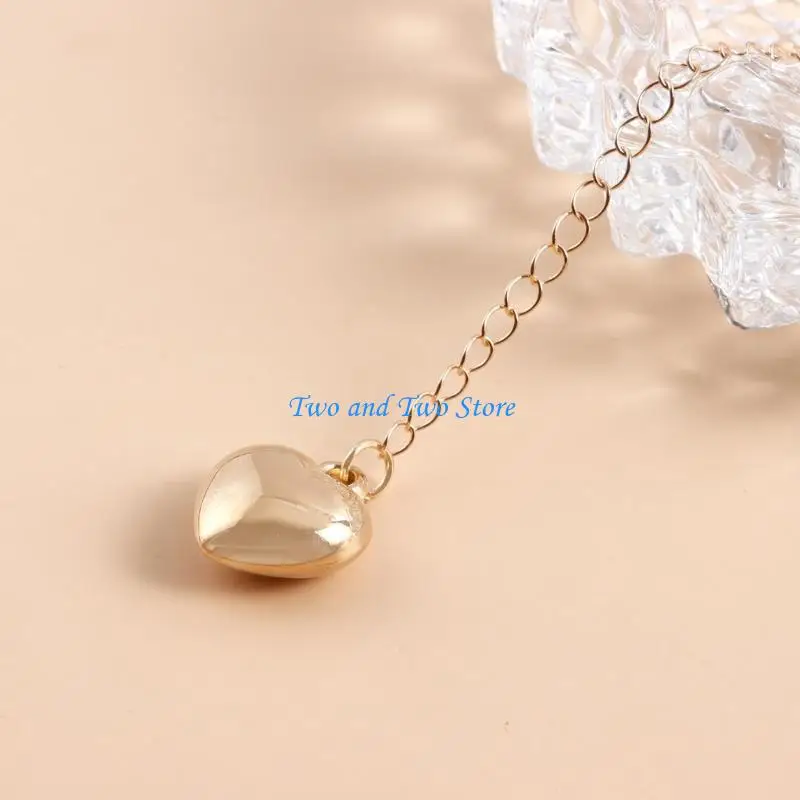 حزام خصر بقلادة على شكل قلب للفتيات من HX6F لمجوهرات الخصر للجسم للولائم