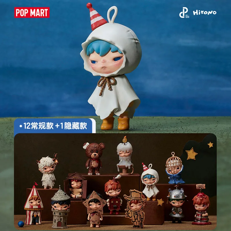 

Pop Mart Hirono Shelter Series Blind Box Guess Bag Mystery Box Toys Doll Cute Anime Figure Desktop Ornaments Gift Collection