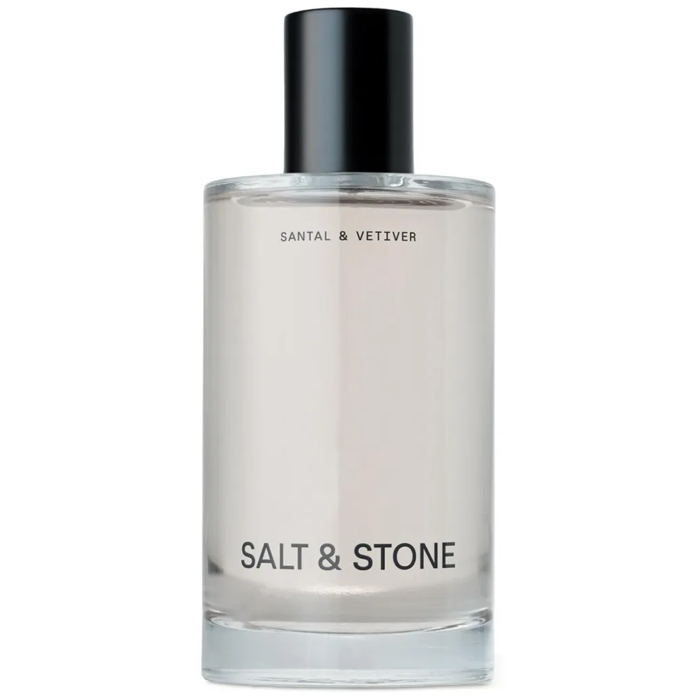 Salt & Stone Body Mist, aroma Santal & Vetiver, perfume infuso para el cuidado de la piel, spray para cabello y cuerpo para mujeres y hombres, 3,4 fl oz