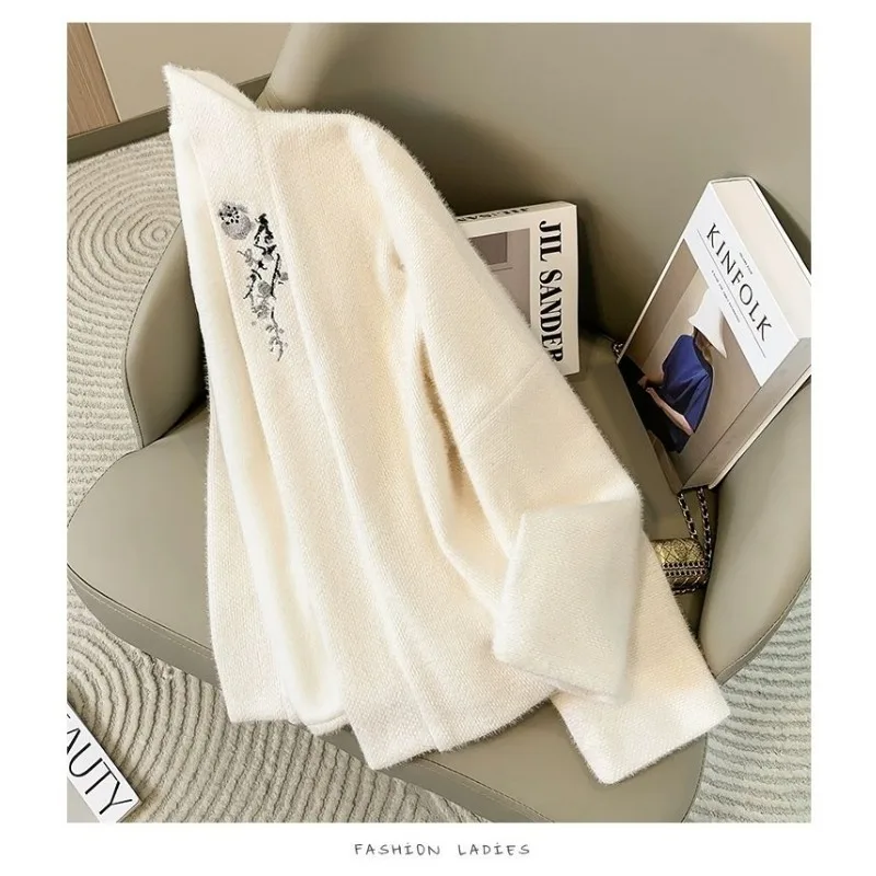 독일산 벨벳 가을 겨울 자수 개량 한복 숄 한 요소 탑 큰 사이즈