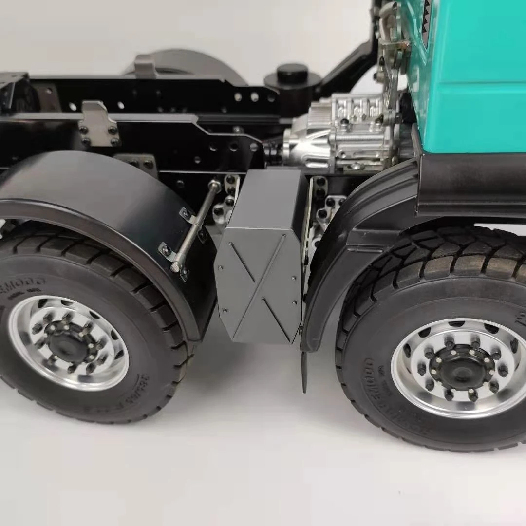 1/14 Metall-Auspufftank-Dekoration MD PQ-0001 für 1/14 RC Traktor-LKW, Muldenkipper-Modellspielzeug oder DIY-Modifikationsteile – Detail 3