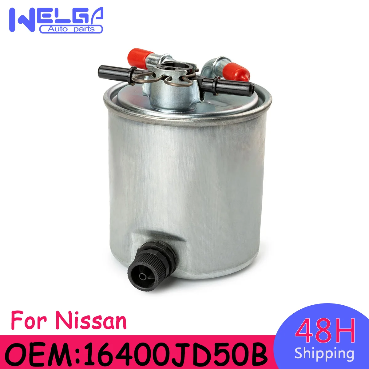 Filtro de combustible para Nissan Qashqai para Nissan x-trail (T31) 2,0 dCi 127 KW 1995 CCM 173PS 2007-2013 16400JY09E 16400JY00D