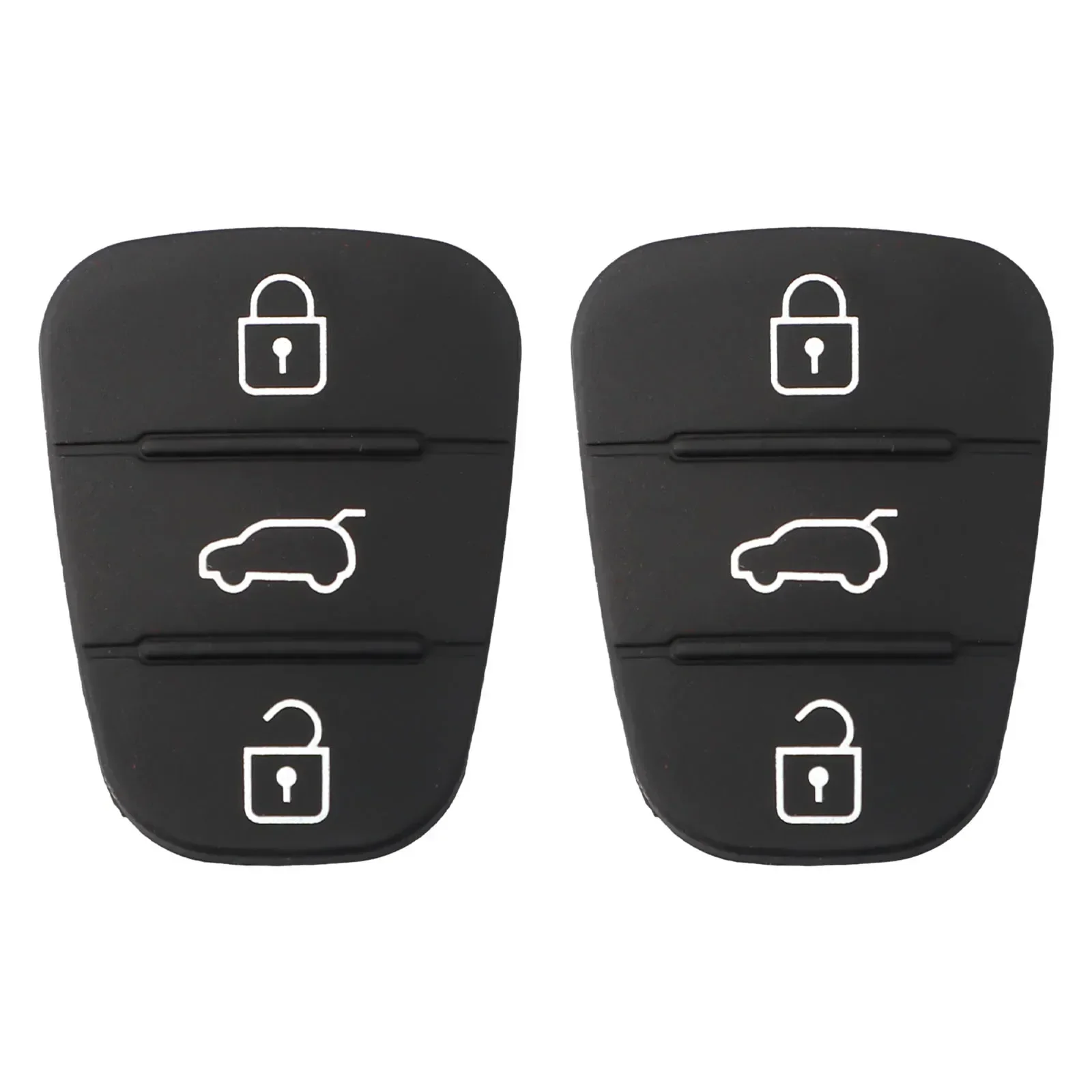 Buttons Key Fob Case Buttons Key Fobs Black 2012 Black For Hyundai I10/I20/I30 Remote Rubber Shell For Hyundai