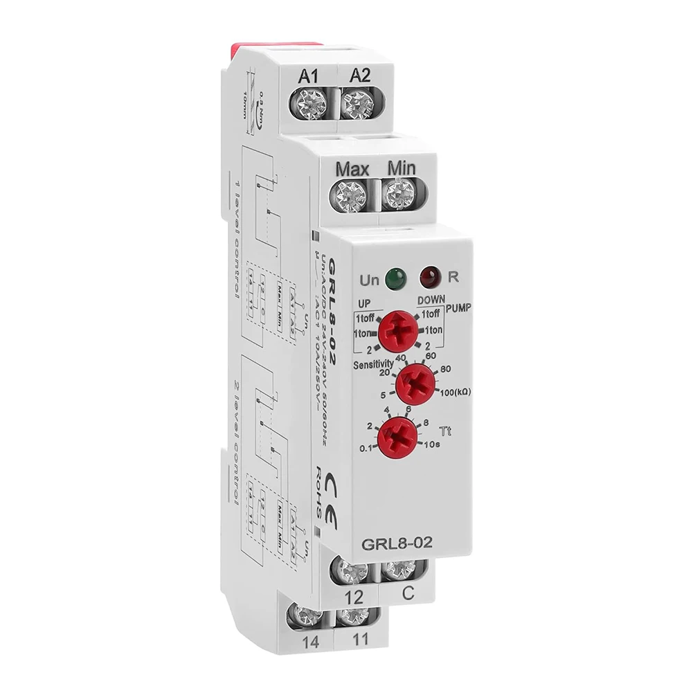 

AC DC Power Supply Electronic Water Timer 1-pole Control 2-pole Control Knob Adjustment LED Indicator Automation Tool