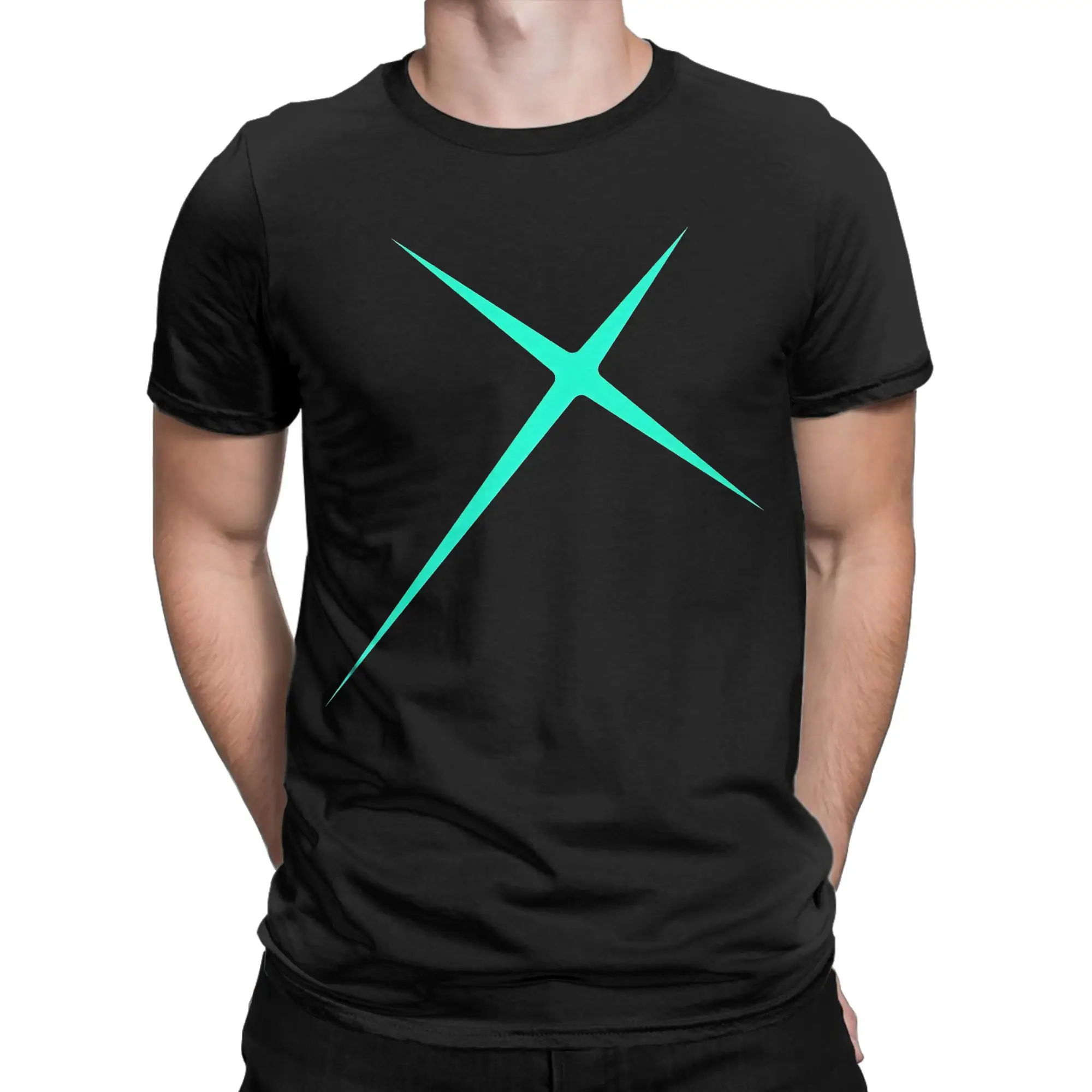 Fantasy Combat  Classic Xenoblade Chronicles Graphic Funny 100% Cotton T-Shirt Tees Tops For Men