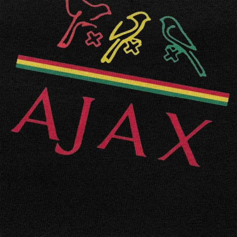 Custom Ajaxs Bobs Marley T Shirt Men 100% Cotton Tshirt Fashion Tee Short Sleeves Three Little Birds T-shirt Fitted Apparel