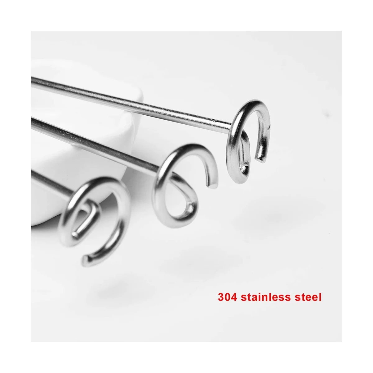 Pinchos Kebab para Ninja Foodi AG300, AG300C, AG301, AG301C, AG302,AG400,IG301A,10 pinchos de acero inoxidable de 7,25 pulgadas de largo