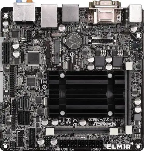 ASRock Q2900-ITX Mini-ITX Motherboard Intel Quad-Core Pentium Processor J2900 2xDDR3 16GB 2xSATA3 HDMI USB3.1