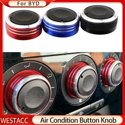Aluminum Alloy Car Air Conditioning Knobs Heat Control Switch Button Knob for Toyota Old Corolla Before 2016 for BYD F3 F3R