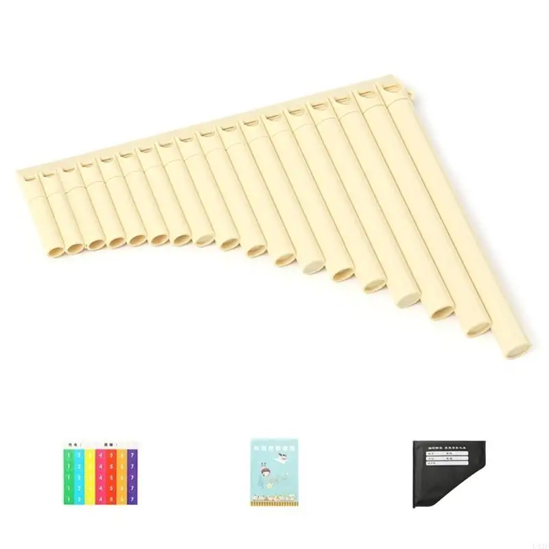 Entry Level C Scale Panpipe Handmade Pan Flute Wind Instrument Slippers 
